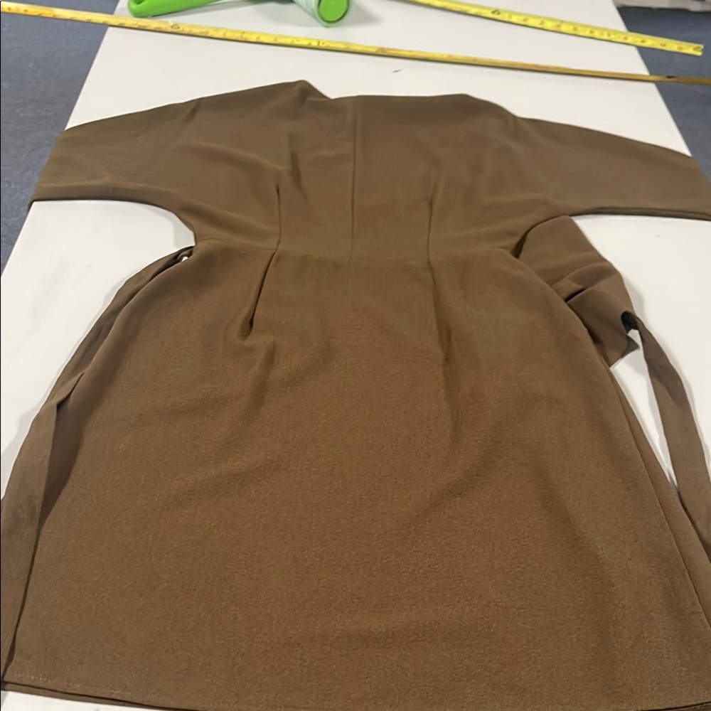 NWT Brown Wrap Kimono Style Top - Picture 9 of 15